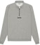 Buy Fear of God ESSENTIALS Mockneck Half Zip Dark Heather Oatmeal