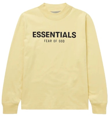 Fear of God ESSENTIALS Mr. Porter Exclusive Logo-Print Cotton-Jersey T-shirt 'Cream'(Kids) Buy Fear of God ESSENTIALS Mr. Porter Exclusive Logo-Print Cotton-Jersey T-shirt 'Cream'(Kids)