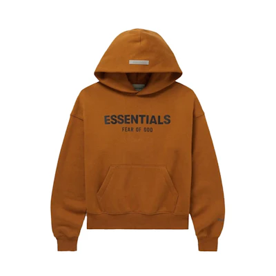 FOG Essentials Kids Mr. Porter Exclusive Logo-Print Cotton-Blend Jersey Hoodie Brown