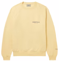 Fear of God ESSENTIALS Mr. Porter Exclusive Logo-Print Cotton-Blend Jersey Sweatshirt 'Cream' Fear of God ESSENTIALS Mr. Porter Exclusive Logo-Print Cotton-Blend Jersey Sweatshirt 'Cream'