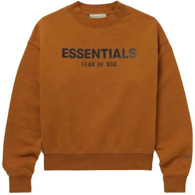 Fear of God ESSENTIALS Mr. Porter Exclusive Logo-Print Cotton-Blend Jersey Sweatshirt 'Brown' (Kids) Buy Fear of God ESSENTIALS Mr. Porter Exclusive Logo-Print Cotton-Blend Jersey Sweatshirt 'Brown' (Kids)
