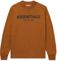 Fear of God ESSENTIALS Mr. Porter Exclusive Logo-Print Cotton-Jersey T-shirt 'Brown' (Kids) Fear of God ESSENTIALS Mr. Porter Exclusive Logo-Print Cotton-Jersey T-shirt 'Brown' (Kids)