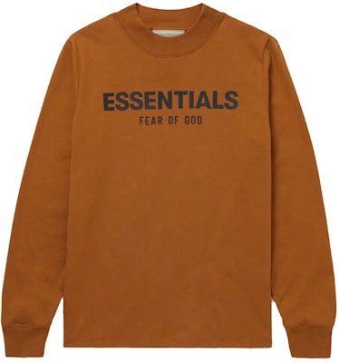 Fear of God ESSENTIALS Mr. Porter Exclusive Logo-Print Cotton-Jersey T-shirt 'Brown' (Kids) Buy Fear of God ESSENTIALS Mr. Porter Exclusive Logo-Print Cotton-Jersey T-shirt 'Brown' (Kids)