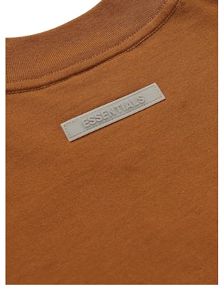 Fear of God ESSENTIALS Mr. Porter Exclusive Logo-Print Cotton-Jersey T-shirt 'Brown' (Kids) Order Fear of God ESSENTIALS Mr. Porter Exclusive Logo-Print Cotton-Jersey T-shirt 'Brown' (Kids)