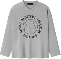 Fear of God Essentials NBA SS26 Barkley Hendricks V-Neck Long Sleeve Unisex Tee 125BH264702F Fear of God Essentials NBA SS26 Barkley Hendricks V-Neck Long Sleeve Unisex Tee 125BH264702F