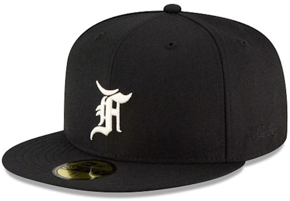 Fear of God ESSENTIALS New Era 59Fifty Fitted Hat (FW21) Black Buy Fear of God ESSENTIALS New Era 59Fifty Fitted Hat (FW21) Black