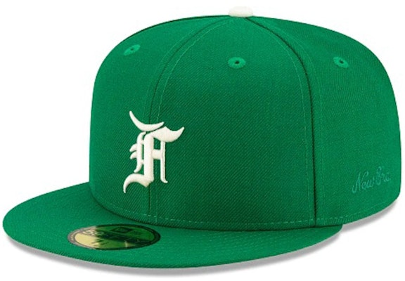 Fear of God ESSENTIALS New Era 59Fifty Fitted Hat (FW21) Kelly Green Buy Fear of God ESSENTIALS New Era 59Fifty Fitted Hat (FW21) Kelly Green