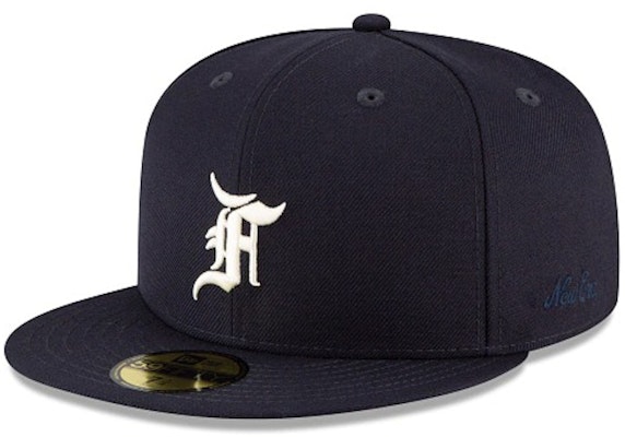Fear of God ESSENTIALS New Era 59Fifty Fitted Hat (FW21) Navy Buy Fear of God ESSENTIALS New Era 59Fifty Fitted Hat (FW21) Navy