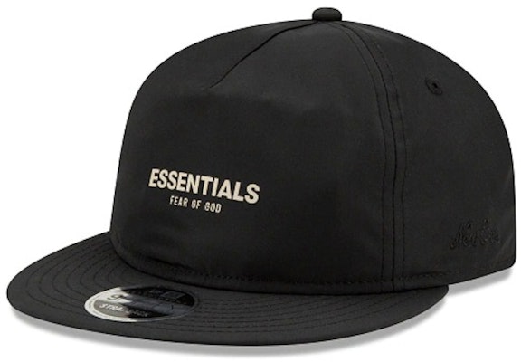 Fear of God ESSENTIALS New Era 9Fifty Retro Crown A-Frame Hat Black Buy Fear of God ESSENTIALS New Era 9Fifty Retro Crown A-Frame Hat Black