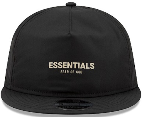 Fear of God ESSENTIALS New Era 9Fifty Retro Crown A-Frame Hat Black Order Fear of God ESSENTIALS New Era 9Fifty Retro Crown A-Frame Hat Black