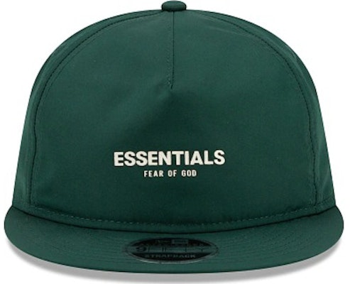 Fear of God ESSENTIALS New Era 9Fifty Retro Crown A-Frame Hat Green Order Fear of God ESSENTIALS New Era 9Fifty Retro Crown A-Frame Hat Green