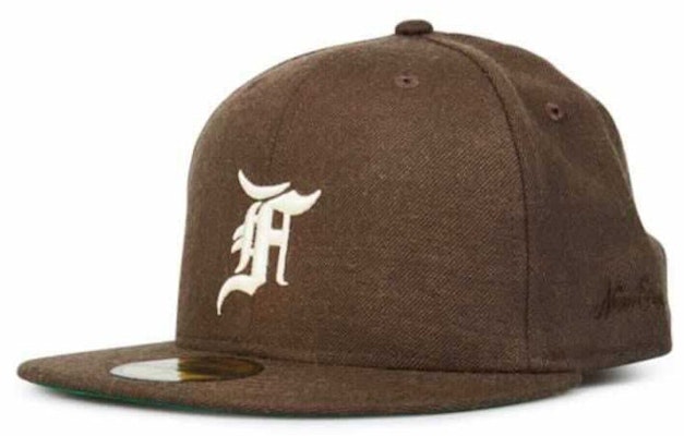 Fear of God ESSENTIALS New Era Fitted Cap (FW20) Brown/White Buy Fear of God ESSENTIALS New Era Fitted Cap (FW20) Brown/White