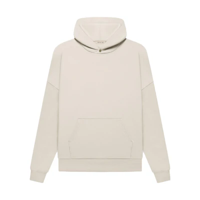 FOG Essentials Oatmeal Pullover Hoodie Unisex Relaxed Fit FGE50-004AFLC-122
