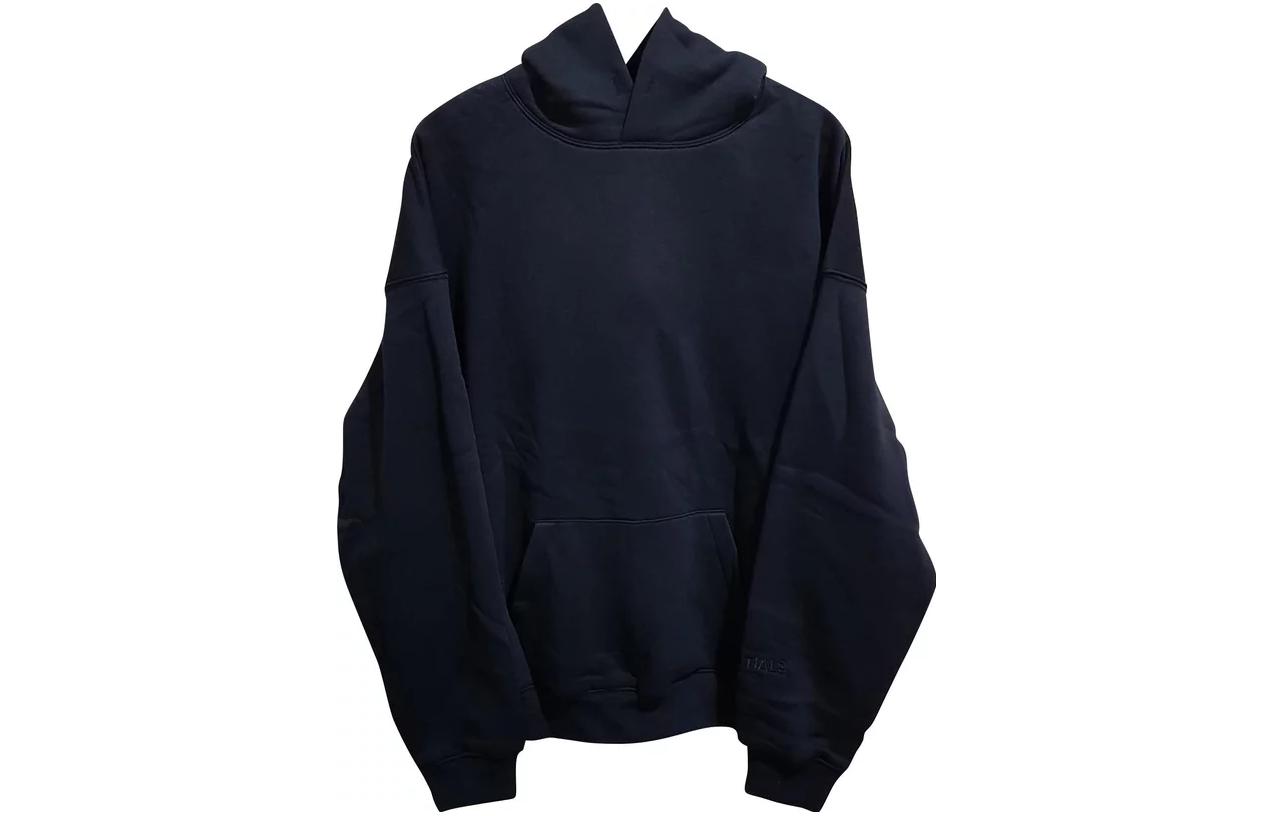 FOG Essentials Oversized Black Hoodie - Heavyweight Streetwear 0192-25050-0107-001