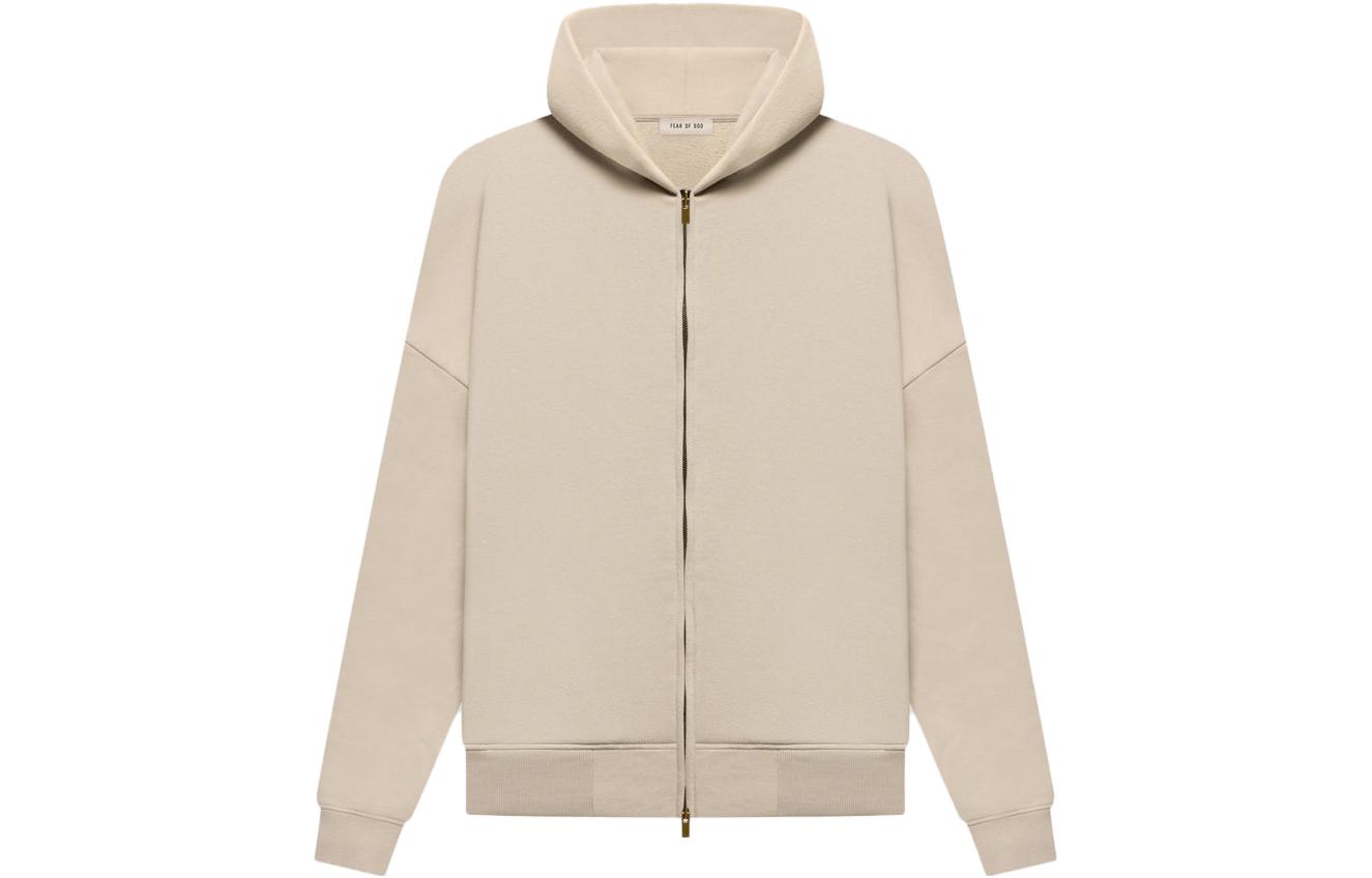 FOG Essentials Oversized Zip-Up Hoodie Unisex Long Sleeve Cardigan FGE50-025FLC-252