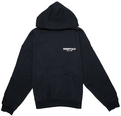 Fear of God ESSENTIALS Photo Pullover Hoodie Black Order Fear of God ESSENTIALS Photo Pullover Hoodie Black