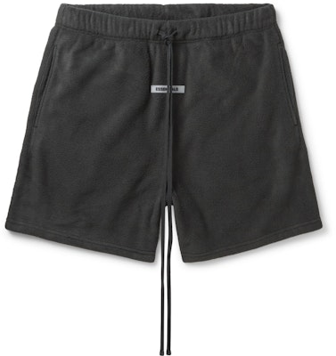 Fear of God ESSENTIALS Polar Fleece Shorts Dark Slate/Stretch Limo/Black Buy Fear of God ESSENTIALS Polar Fleece Shorts Dark Slate/Stretch Limo/Black