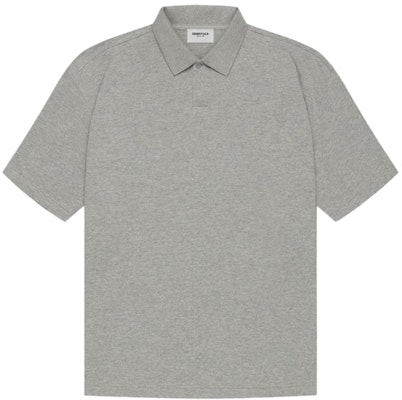 Fear of God ESSENTIALS Polo Dark Heather Oatmeal Buy Fear of God ESSENTIALS Polo Dark Heather Oatmeal