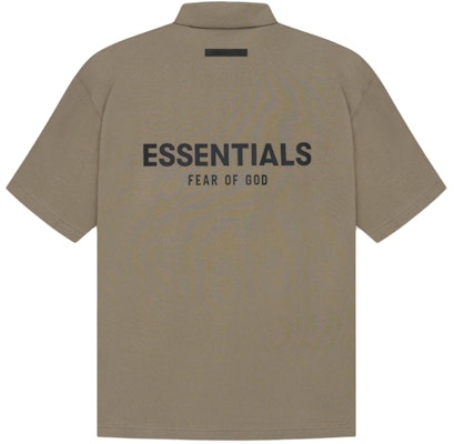 Fear of God ESSENTIALS Polo Taupe Buy Fear of God ESSENTIALS Polo Taupe