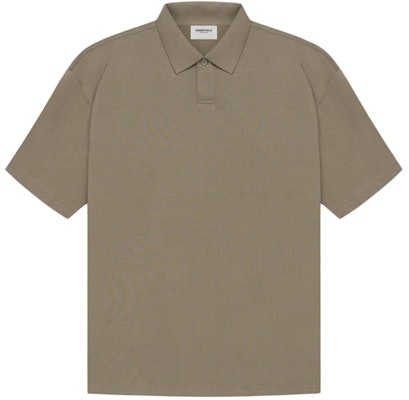 Fear of God ESSENTIALS Polo Taupe Order Fear of God ESSENTIALS Polo Taupe