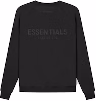 Fear of God ESSENTIALS Pull-Over Crewneck Black/Stretch Limo Fear of God ESSENTIALS Pull-Over Crewneck Black/Stretch Limo