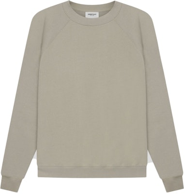 Fear of God ESSENTIALS Pull-Over Crewneck Moss/Goat Order Fear of God ESSENTIALS Pull-Over Crewneck Moss/Goat