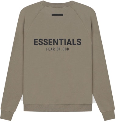 Fear of God ESSENTIALS Pull-Over Crewneck Taupe Buy Fear of God ESSENTIALS Pull-Over Crewneck Taupe