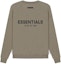 Buy Fear of God ESSENTIALS Pull-Over Crewneck Taupe