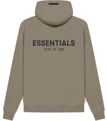 Fear of God ESSENTIALS Pull-Over Hoodie (SS21) Taupe Order Fear of God ESSENTIALS Pull-Over Hoodie (SS21) Taupe