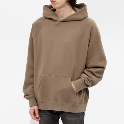 Fear of God ESSENTIALS Pull-Over Hoodie (SS21) Taupe Lookbook Fear of God ESSENTIALS Pull-Over Hoodie (SS21) Taupe
