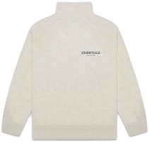 Fear of God ESSENTIALS Pull-Over Mockneck Sweatshirt Oatmeal Heather Fear of God ESSENTIALS Pull-Over Mockneck Sweatshirt Oatmeal Heather