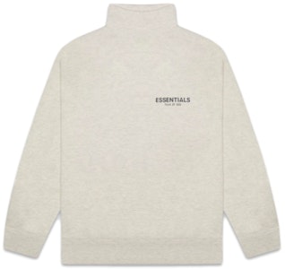 Fear of God ESSENTIALS 套头半高领卫衣 燕麦色混纺 Buy Fear of God ESSENTIALS 套头半高领卫衣 燕麦色混纺