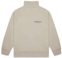Fear of God ESSENTIALS Pull-Over Mockneck Sweatshirt Olive/Khaki Fear of God ESSENTIALS Pull-Over Mockneck Sweatshirt Olive/Khaki
