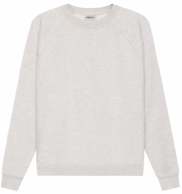 Fear of God ESSENTIALS Pullover Crewneck Light Heather Oatmeal Buy Fear of God ESSENTIALS Pullover Crewneck Light Heather Oatmeal