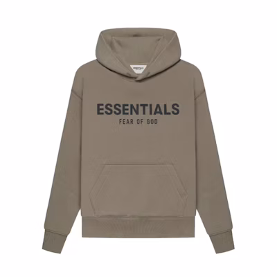 Fear of God ESSENTIALS Pullover Hoodie (SS21) Taupe (Kids)