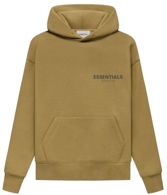 Fear of God ESSENTIALS Pullover Hoodie Amber (Kids) Order Fear of God ESSENTIALS Pullover Hoodie Amber (Kids)