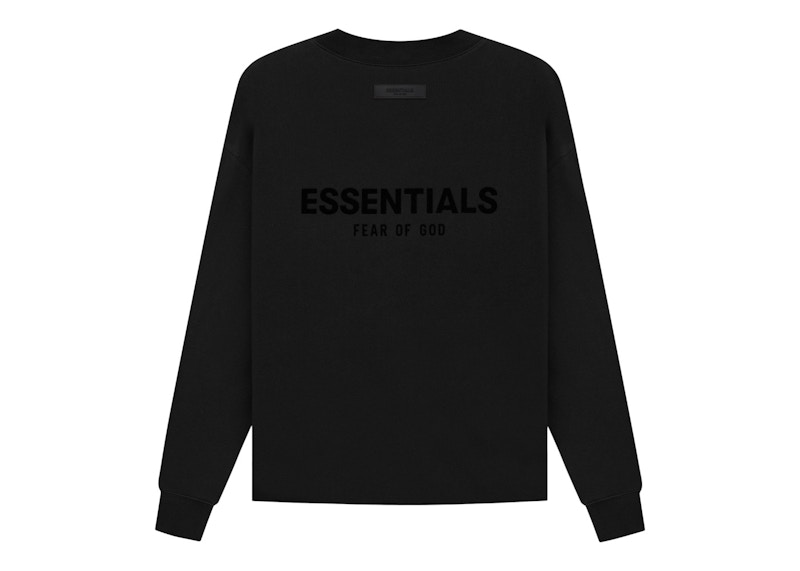 Order Fear of God Essentials Relaxed Crewneck (SS22) Stretch Limo Lelaki.