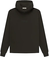 Fear of God Essentials Relaxed Hoodie Off Black SS23 Heavyweight Pullover FOG-SS23-337 Fear of God Essentials Relaxed Hoodie Off Black SS23 Heavyweight Pullover FOG-SS23-337