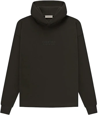Fear of God Essentials 寬鬆連帽衫 石黑色 SS23 厚重款套頭衫 FOG-SS23-337 Buy Fear of God Essentials 寬鬆連帽衫 石黑色 SS23 厚重款套頭衫 FOG-SS23-337