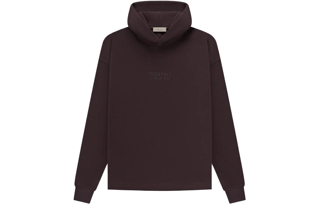 FOG Essentials Relaxed Hoodie Plum SS23 Heavyweight Casual Wear FOG-SS23-336