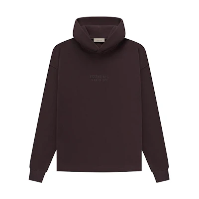 FOG Essentials Relaxed Hoodie Plum SS23 Heavyweight Casual Wear FOG-SS23-336