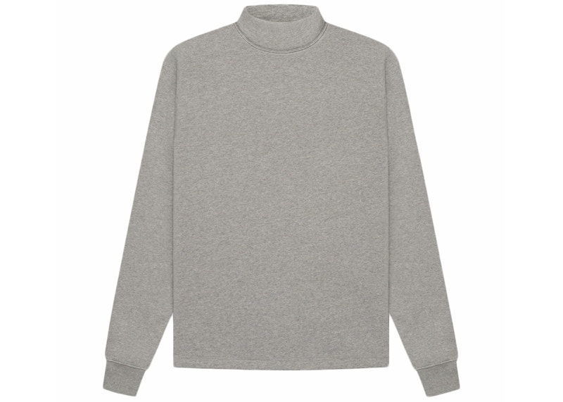 Fear of God Essentials Relaxed Mockneck (SS22) Dark Oatmeal