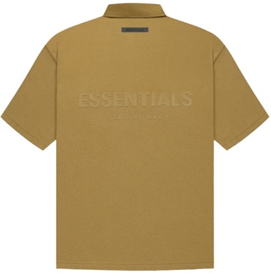 Fear of God ESSENTIALS S/S Polo Amber Order Fear of God ESSENTIALS S/S Polo Amber
