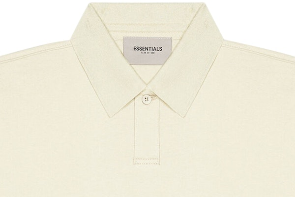 Fear of God ESSENTIALS Short Sleeve Boxy Polo Buttercream Lookbook Fear of God ESSENTIALS Short Sleeve Boxy Polo Buttercream