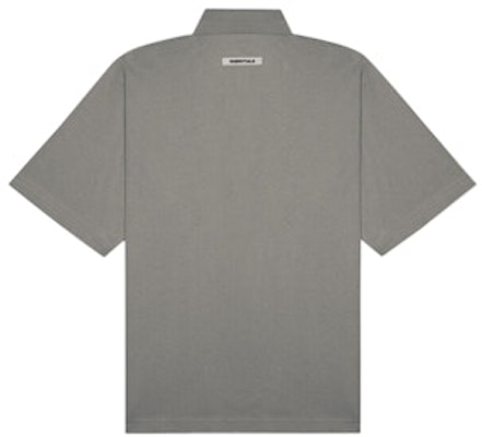 Fear of God ESSENTIALS Short Sleeve Boxy Polo Gray Flannel/Charcoal Order Fear of God ESSENTIALS Short Sleeve Boxy Polo Gray Flannel/Charcoal