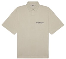 Fear of God ESSENTIALS Short Sleeve Boxy Polo String/Tan Fear of God ESSENTIALS Short Sleeve Boxy Polo String/Tan