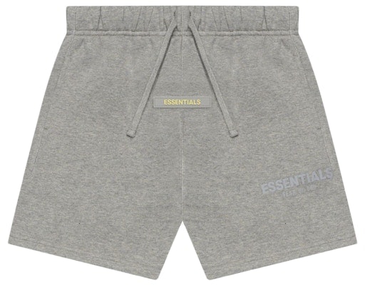 Fear of God ESSENTIALS Shorts Heather Oatmeal/Dark Heather Oatmeal (Kids) Buy Fear of God ESSENTIALS Shorts Heather Oatmeal/Dark Heather Oatmeal (Kids)