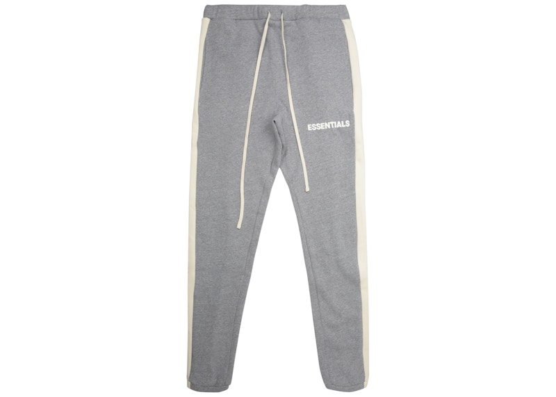 Fear of God ESSENTIALS Side Stripe Sweatpants Grey