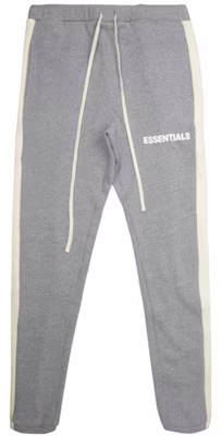 恐懼上帝 ESSENTIALS 側條紋灰色運動長褲 Buy 恐懼上帝 ESSENTIALS 側條紋灰色運動長褲