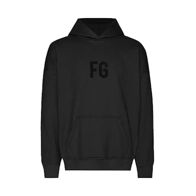 FOG Essentials Sixth Collection FG Logo Hoodie Black Men’s Sweatshirt FOG-FW19-37